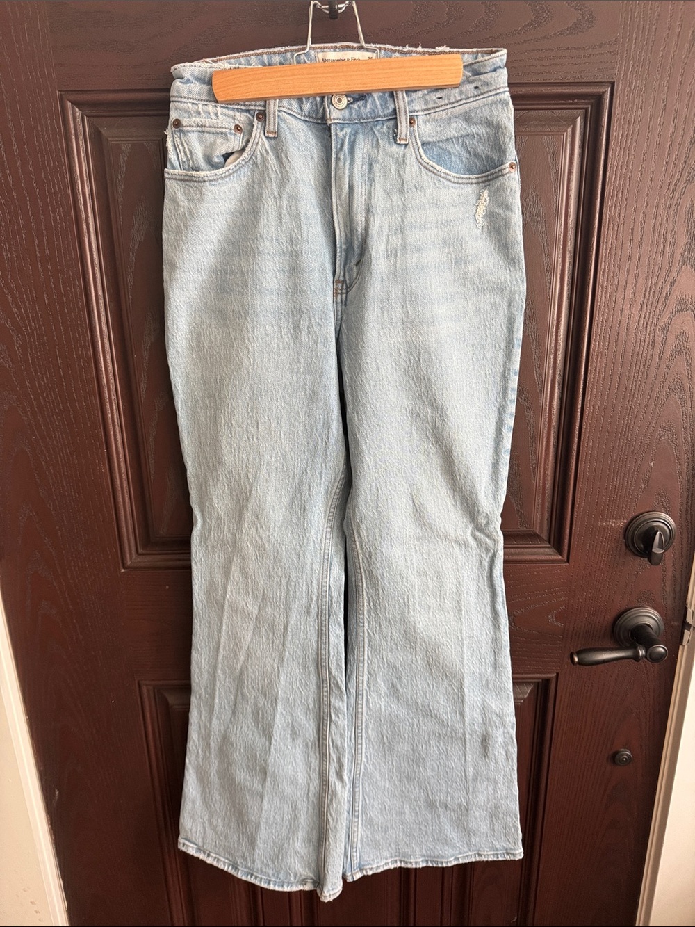 Abercrombie & Fitch Light Blue Flare Jeans
